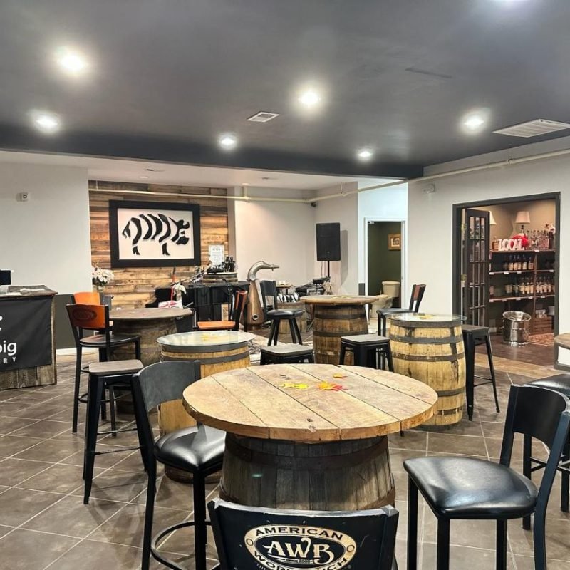 Striped Pig Distillery Interior Picture 2026 Charleston Cocktail Week